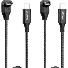aceyoon 2 Pack USB C Charger Cable for Garmin Watch, 3.3FT/1m Charger Power Cord Compatible for Garmin Fenix 7 7S 7X 6 6S 6X 5 5S, Forerunner 245 945,Instinct 2 2S,Vivoactive 4 4S 3,Vivosmart 5