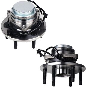 515054 2Pack 2WD Front Wheel Hub and Bearing Assembly Compatible with Chevy Silverado Express Tahoe/Avalanche/Suburban, Cadillac Escalade, GMC Savana/Yukon XL/Sierra, 6 Lugs w/ABS
