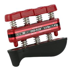 CanDo 10-0741 Digi-Flex Hand Exerciser, Finger 3.0 lb/Hand 10.0 lb, Red-Light