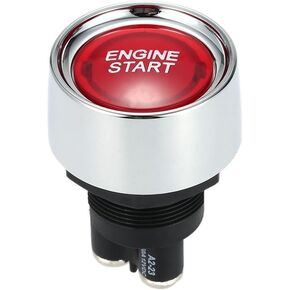 Start Switch 12v DC 50A Blue Car Start Engine Button Stater，Jtron Push Button Light Switch Push Start Ignition Switch for Racing SPST(ON)-Off Momentary (Blue) in Saudi Arabia