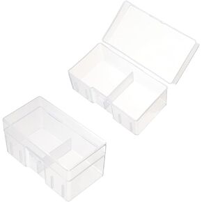 Fielect 12 x 9V Battery Storage Case Holder Organizer Box Transparent