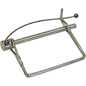 Buyers Products 3006875 1/4 Inch Safety Pin with Lanyard, Zinc Coated Finish, Commonly Used with BP760A Pintle Hook