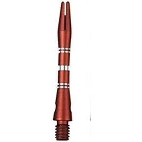 US Darts - red Striped Aluminum Dart Shafts - 3 Sets (9 shafts), 2BA Short (1 1/2 inch), O'rings in Kuwait