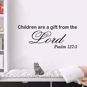 Be Strong and Courageous Wall Art, Scripture Wall Decals, (Easy to Install), Wall Decor Stickers Vinyl Quotes Bedroom Living Room Office Family Faith Prayer Church Lord Jesus Home Art Decor 41.4"x18"