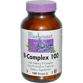 Bluebonnet - B-Complex 100mg - 100 Veg Caps