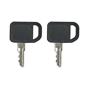 Ignition Keys Replacement for John Deere Mower Tractor Gator M73153, AM102439, AM131841 (2)