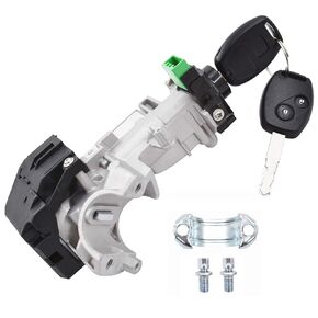 labwork Ignition Keys Switch Lock Cylinder Steering Replacement for Honda Civic Auto Trans 2006 2007 2008 2009 2010 2011