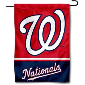 Washington Nationals Double Sided Garden Flag