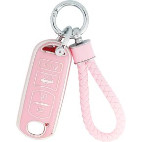 Key Fob Cover,Car Key Case Shell,Car Accessories Key Shells,Soft TPU Key Case Protection,Key Shell Case with Keychain for Women,Full Protection Car Key Cover (for Acura a)