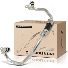 A-Premium Turbocharger Coolant Line Compatible with BMW 335i 2007-2010, 335i xDrive 2009-2010, 335is, 335xi, 535i, 535i xDrive, 535xi, 740i, 740Li, 135i, 1 Series M, Z4, Supply, Replace# 11537558899