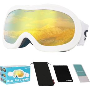 Kids Ski Goggles, Kids Snowboarding Goggles for Boys Girls Toddler Age 3-14