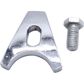 1 Set SHLPDFM Aluminum Distributor Clamp Chrome Distributor Clamp Hold Down Fits All Chevy Distributors 265 283 305 307 454 472 502 Chevrolet Engines