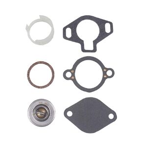 BH-Motor New Thermostat Kit for Mercruiser V6&V8 GM Engines 4.3L 5.0L 5.7L 7.4L 8.2L 1987-2016 with 160 T-stat Replace # 807252Q5 807252T8 807252T5