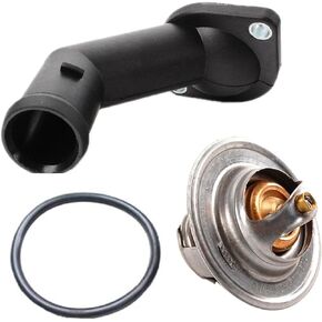 TOPAZ 050121113C+06A121121C Thermostat + Housing Cover + O-Ring for Volkswagen Audi