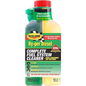 Rislone Hy-per Diesel Complete Fuel System Cleaner, Yellow