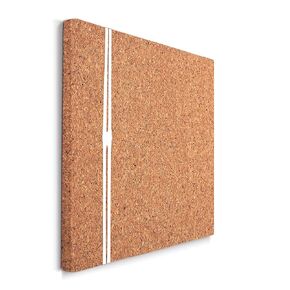 Iceberg iDesign Frameless Cork Bulletin Board, 18 x 18, Natural Surface