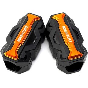 Fit for 390 Adventure 390 ADV 890 Adventure 790 1290 Super Adventure R S T PAN America 1250 S Motorcycle Engine Guard Bumper Crash Bar Slider (Length Orange)