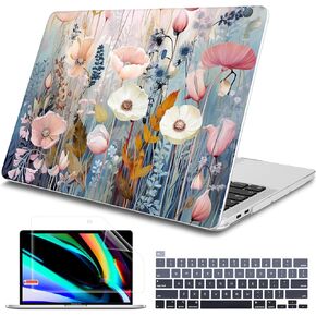 Tuiklol for 2022 2021 2020 New MacBook Pro 13 بوصة حافظة M2 Clip M1 A2338 A2289 A2251، حافظة بلاستيكية صلبة مع غطاء لوحة مفاتيح لجهاز MacBook Pro 13 Touch Bar، كتاب التركيب
