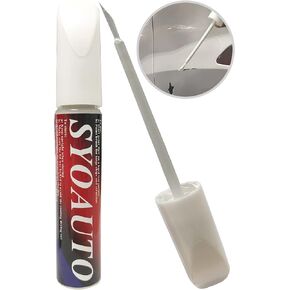 SYOAUTO White Touch Up Paint for Cars Auto Touch Up Paint Car Paint Pen Scratch Repair Automotive Touchup Paint Pen Car Touch Up Paint 0.4 oz