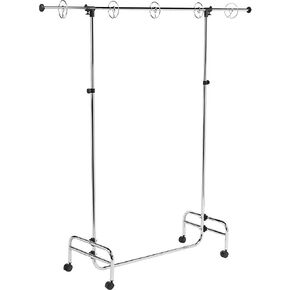 Pacon Adjustable Pocket Chart Stand, Metal, Locking Casters and Rings, Adjustable to 78", 1 Stand
