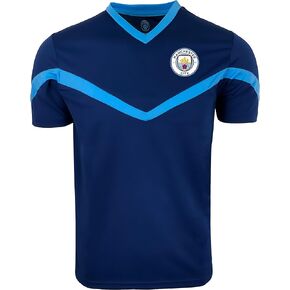 Men's Manchester City Training Jersey, Official Licensed Man City Short Sleeve Shirt
