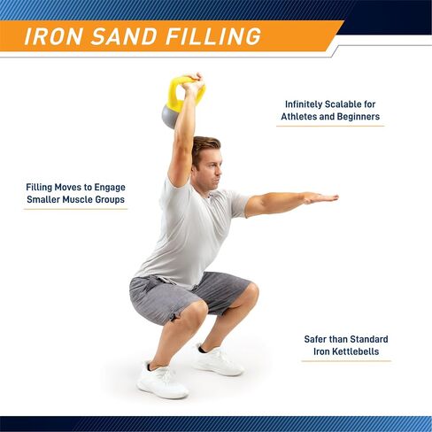 PROIRON Soft Kettlebell 8lb، 16lb، 24lb، 32lb Kettlebell مع رمل الحديد، مقبض غير قابل للانزلاق، أوزان غلاية للياقة البدنية، التمرين، التمرين، صالة الألعاب الرياضية المنزلية، تدريب القوة، رفع الأثقال في كمال الأجسام in Saudi Arabia