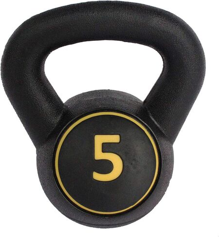 مجموعة أوزان كيتل بيل مكونة من 3 قطع لصالة الألعاب الرياضية المنزلية والتمارين المنزلية واللياقة البدنية مع أوزان 5 رطل و10 رطل و15 رطل ورف أساسي in Kuwait