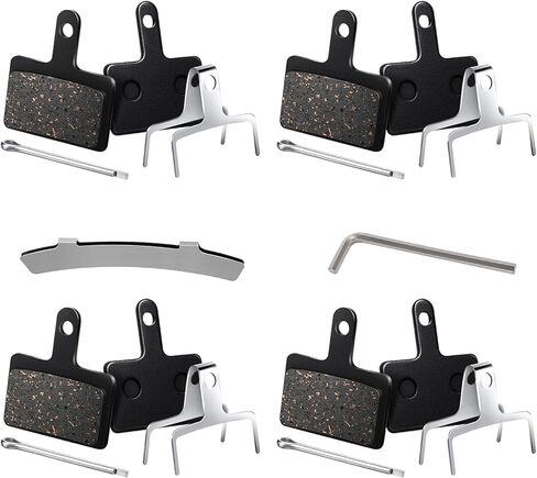 4 أزواج من وسادات فرامل الدراجة متوافقة مع TRP Tektro Shimano Deore Br-M575 M525 M515 T615 T675 M505 M495 M486 M485 M475 M465 M447 M446 M416 M415 M395 M375 M315 M355 C501s US117 in Kuwait