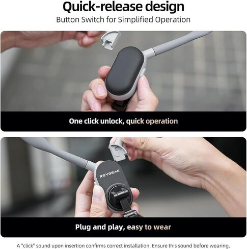 REYGEAK Magnetic POV/Vlog Phone Neck Mount Holder for iPhone 15/14/13/12 Pro Mini/Plus/Pro/Pro Max,Hand Free Slicone Around Chest Stand Video Recording with Magnetizer Ring for Mobile Phone Accessory in Saudi Arabia