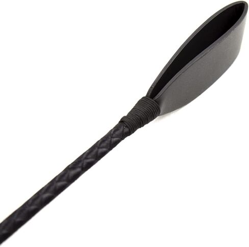 سوط حصان HR Farm-18 بوصة مع جلد البولي يوريثان، سوط حصان الفروسية، سوط حصان مزدوج، محاصيل سوداء لركوب الخيل in Kuwait