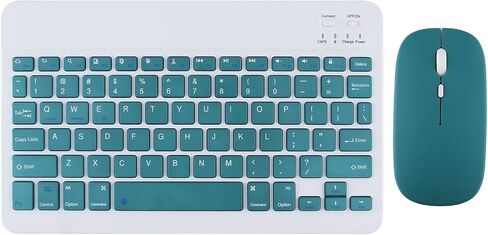 Ultra-Slim Bluetooth Keyboard Portable Mini Wireless Keyboard Rechargeable for Apple iPad iPhone Samsung Tablet Phone Smartphone iOS Android Windows (10 inch Pink) in Saudi Arabia