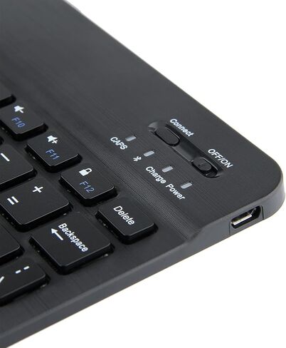 Ultra-Slim Bluetooth Keyboard Portable Mini Wireless Keyboard Rechargeable for Apple iPad iPhone Samsung Tablet Phone Smartphone iOS Android Windows (10 inch Pink) in Saudi Arabia