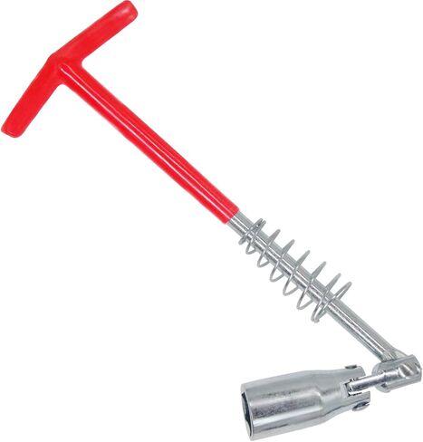 Spark Plug Socket Wrench 16mm 5/8 Inch (T-Handle), Alloy Steel 360-Degree Rotation, Engine Spark plug tool. (16mm-5/8in) in Kuwait
