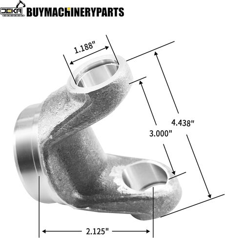 Driveshaft Tube Yoke 3-28-97 Weld Yoke 3.000 X .083 C/L 2.125 Inch for 1410 Series U-Joint in Saudi Arabia