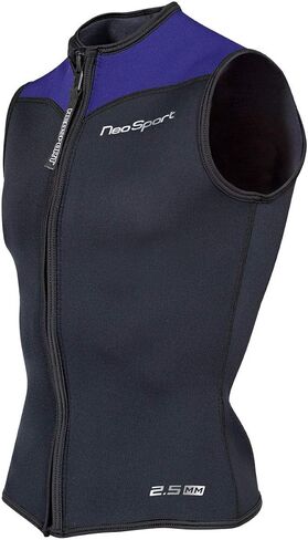 Neo Sport Men’s and Women’s Front Zipper Wetsuit Vest - 2.5mm -4-Way Stretch Neoprene - 50+ UV SHIELD in Kuwait