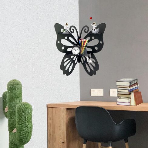 Butterfly Corner Shelf Metal Corner Shelf Boho Butterfly Corner Shelf for Bedroom Bathroom Kitchen or Living Room Good Corner Decoration in Saudi Arabia