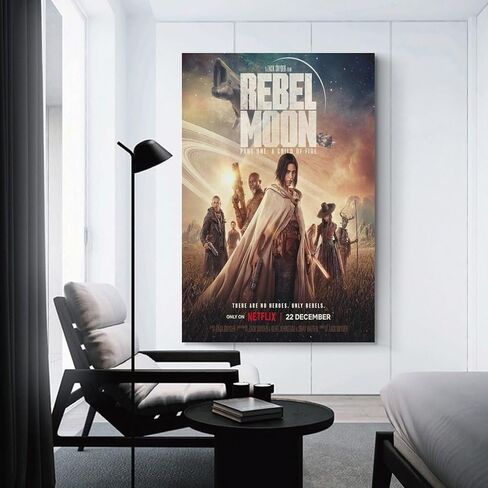 Rebel Moon Movie Poster Art Posters Poster Decorative Painting Canvas Wall Art Living Room Posters Bedroom Painting 16x24inch(40x60cm) in Saudi Arabia
