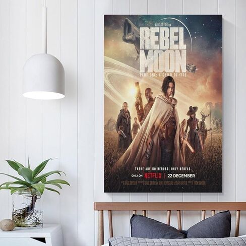 Rebel Moon Movie Poster Art Posters Poster Decorative Painting Canvas Wall Art Living Room Posters Bedroom Painting 16x24inch(40x60cm) in Saudi Arabia
