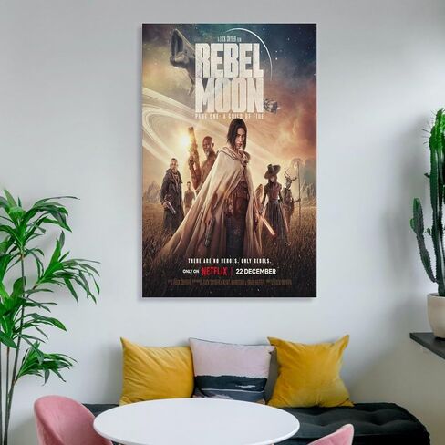 Rebel Moon Movie Poster Art Posters Poster Decorative Painting Canvas Wall Art Living Room Posters Bedroom Painting 16x24inch(40x60cm) in Saudi Arabia