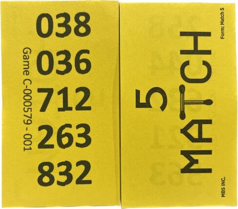 يقوم The Ticket Gurus بمطابقة 5 تذاكر تحتوي على (5) 3 أرقام 000-999 لكل بطاقة مع عدم وجود نسخ مكررة، 200 تذكرة لكل مجموعة. 8 يتم شحنها لكل طلب. in Saudi Arabia