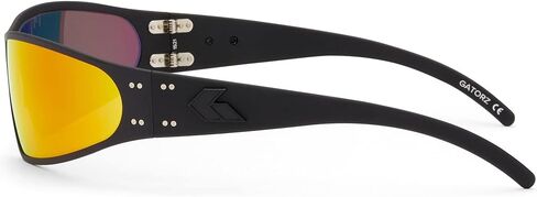 نظارات شمسية بإطار من الألومنيوم من Gatorz Wraptor - تعتيم/دخان مع مرآة مستقطبة من نوع Sunburst in Kuwait