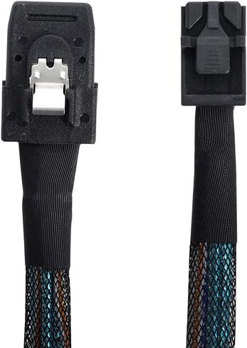 Cablecc الداخلية Mini SAS SFF-8087 إلى Mini SAS عالية الكثافة HD SFF-8643 خادم البيانات القرص الصلب غارة كابل 50 سنتيمتر in Kuwait