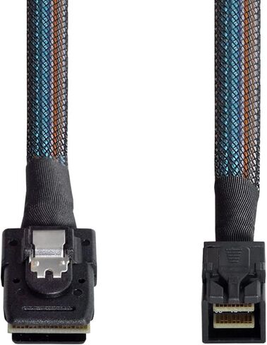 Cablecc الداخلية Mini SAS SFF-8087 إلى Mini SAS عالية الكثافة HD SFF-8643 خادم البيانات القرص الصلب غارة كابل 50 سنتيمتر in Kuwait