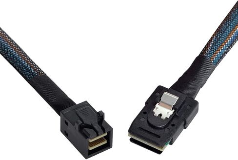 Cablecc الداخلية Mini SAS SFF-8087 إلى Mini SAS عالية الكثافة HD SFF-8643 خادم البيانات القرص الصلب غارة كابل 50 سنتيمتر in Kuwait