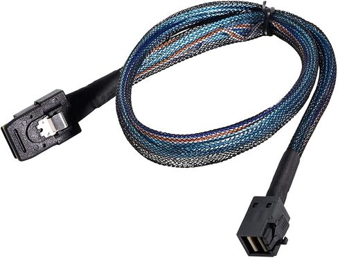 Cablecc الداخلية Mini SAS SFF-8087 إلى Mini SAS عالية الكثافة HD SFF-8643 خادم البيانات القرص الصلب غارة كابل 50 سنتيمتر in Kuwait