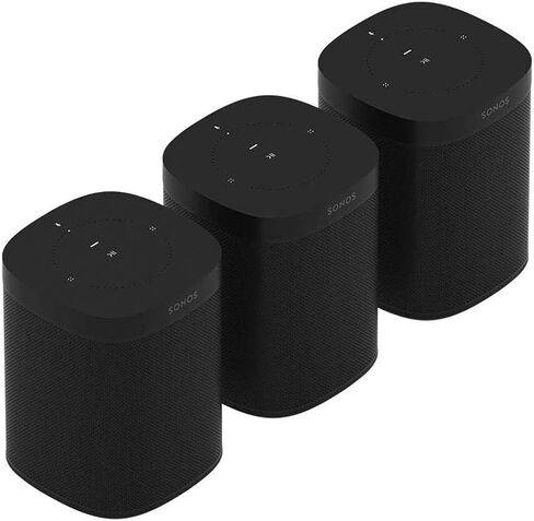 مكبر صوت ذكي Sonos One (Gen 2) مزود بتحكم صوتي من غرفتين مع Amazon Alexa مدمج (عبوة من قطعتين باللون الأبيض) in Saudi Arabia