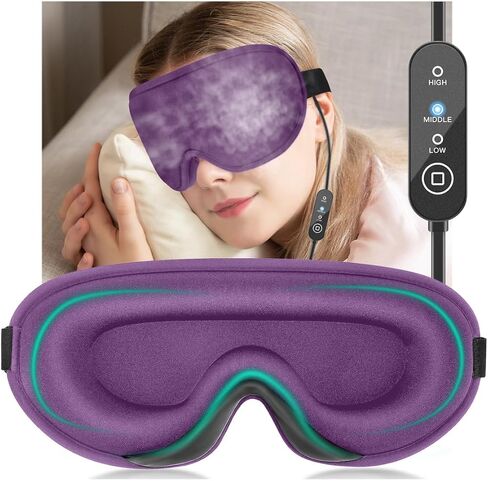 Heated Eye Mask, Steam Warm Compress for Dry Eye, Eye Heating Pad with Temperature Control, Washable, USB Electric Eye Maks, Mosit Treatment for Stye, Chalazion, Blephariti, MGD and Puffy Eyes in Saudi Arabia