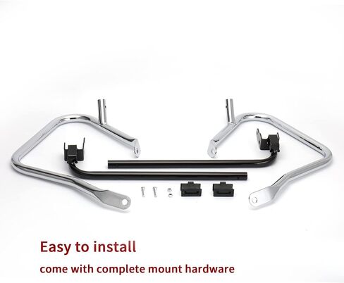 Chrome Rear Saddlebag Guards complete Kit for 2014-Later Harley Touring Street Road Glide Electra Glide Road King in Saudi Arabia