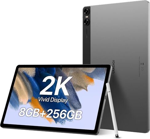 تابلت UMIDIGI A15 Tab، 2K Vivid 11 بوصة FHD+ شاشة لمس كبيرة Android 13 Tablet 2024، 16(8+8) جيجابايت+256 جيجابايت 1 تيرابايت مع معالج ثماني النواة يصل إلى 2.0 جيجاهرتز، 7500 مللي أمبير في الساعة مع شحن سريع 20 وات، 13 ميجابكسل + 8 ميجابكسل in Kuwait