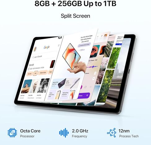 تابلت UMIDIGI A15 Tab، 2K Vivid 11 بوصة FHD+ شاشة لمس كبيرة Android 13 Tablet 2024، 16(8+8) جيجابايت+256 جيجابايت 1 تيرابايت مع معالج ثماني النواة يصل إلى 2.0 جيجاهرتز، 7500 مللي أمبير في الساعة مع شحن سريع 20 وات، 13 ميجابكسل + 8 ميجابكسل in Kuwait